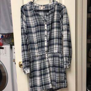 Under Skies Plaid Romper